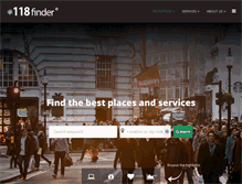 Tablet Screenshot of 118finder.co.uk